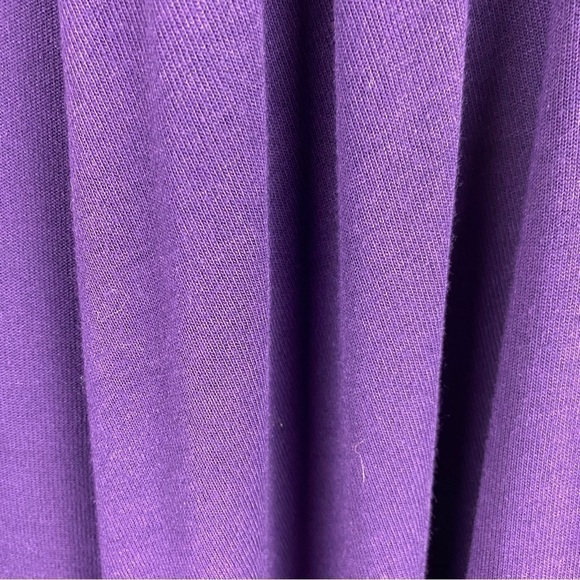 Amanda Green Faux Leather Purple Open Front Cardigan Small - Picture 12 of 12